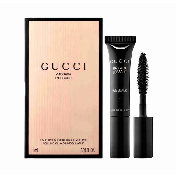 GUICCI - NWT - Lot of TEN Sample Sz (.03 fl.oz. Ea) Gucci Mascara L'Obscur/Black - Picture 2 of 11